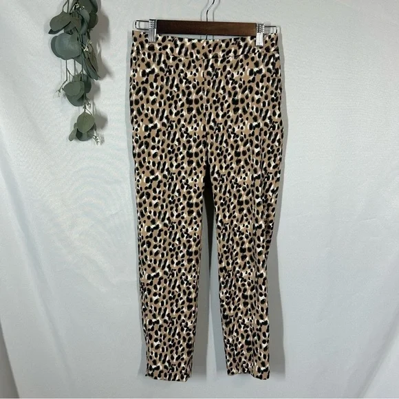Banana Republic | Hayden Pant Cheetah Print Skinny Pull On Women’s Size 0P - Picture 4 of 15
